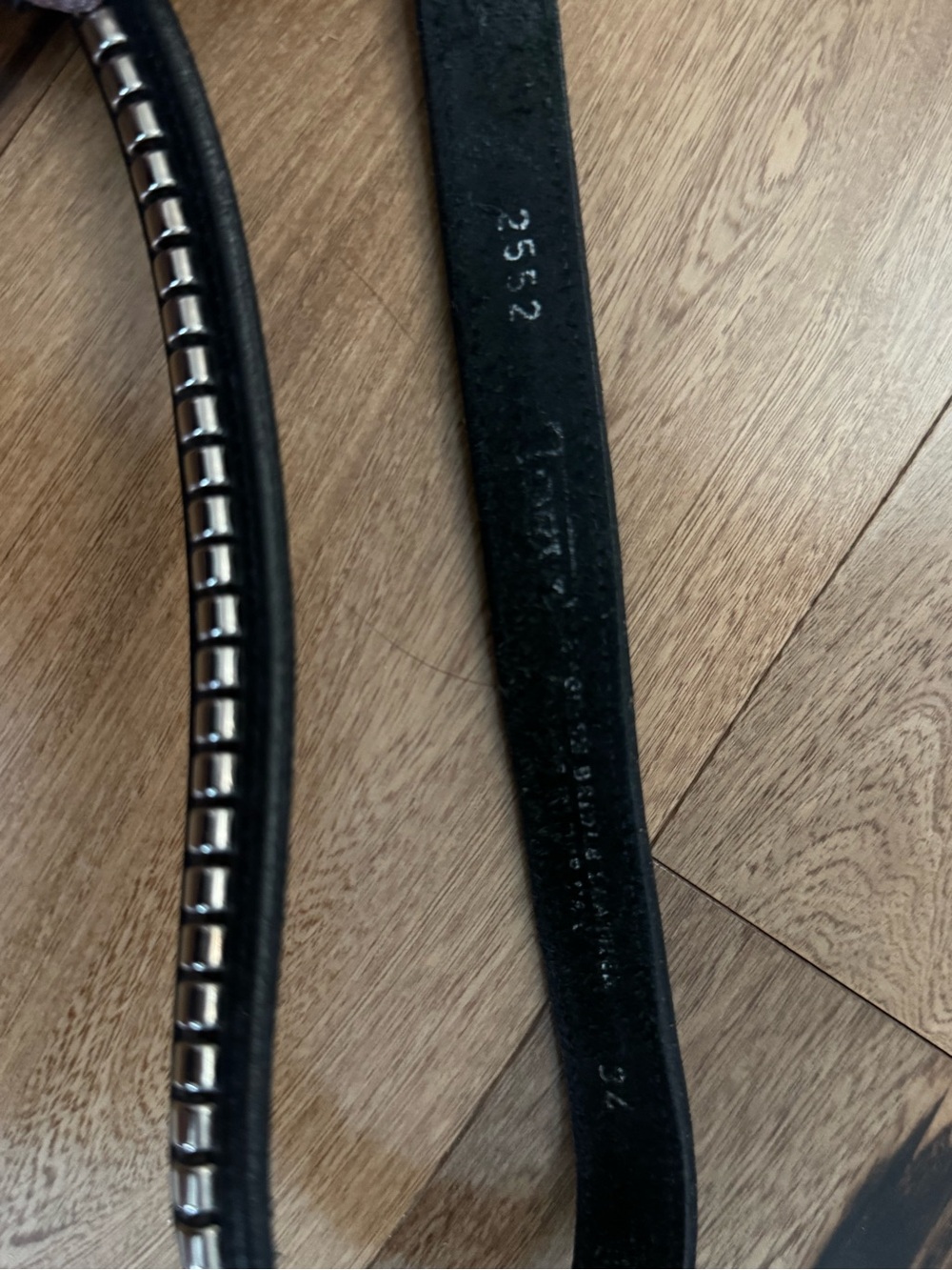 Men's Tory Leather Clincher Belt with Silver Accent